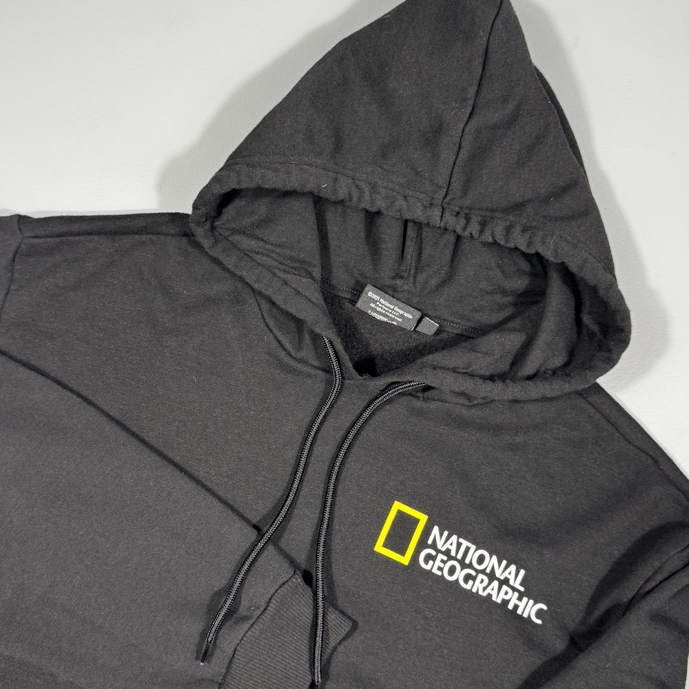 National Geographic Unisex Large Black Hoodie New Mexico Road Trip‎ Graphic